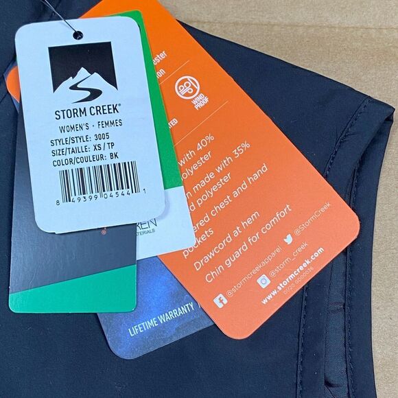 Vest VAIL RESORT Women XS Black  Sleeveless Jacket - Picture 7 of 14